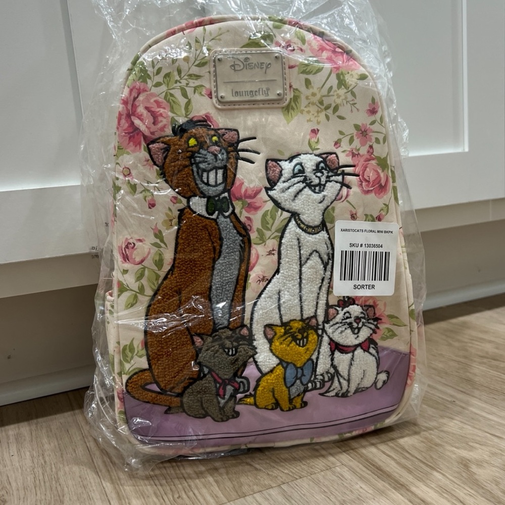 Loungefly Aristocats Floral Backpack